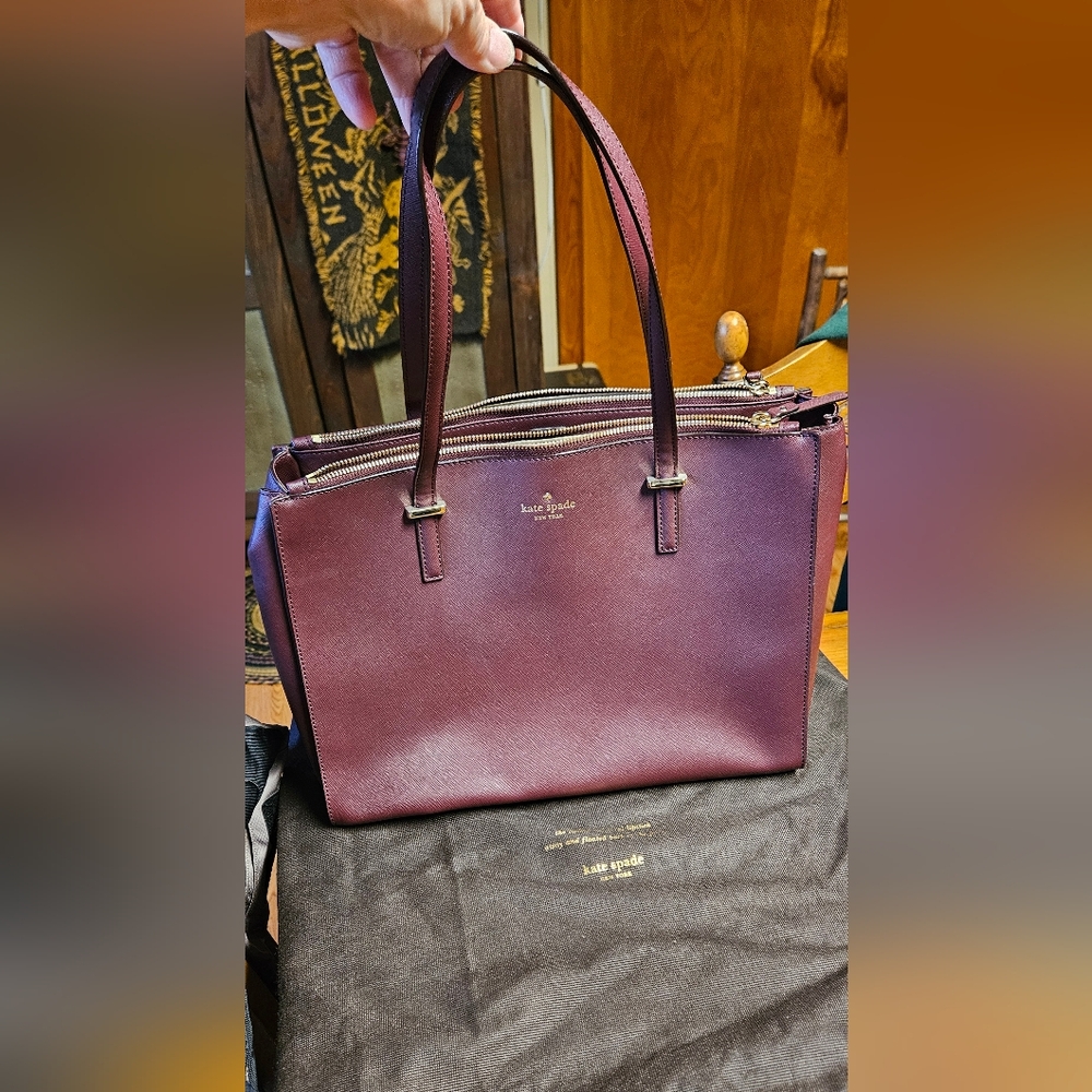 Kate Spade Cedar Street Jenson Plum Tote Bag